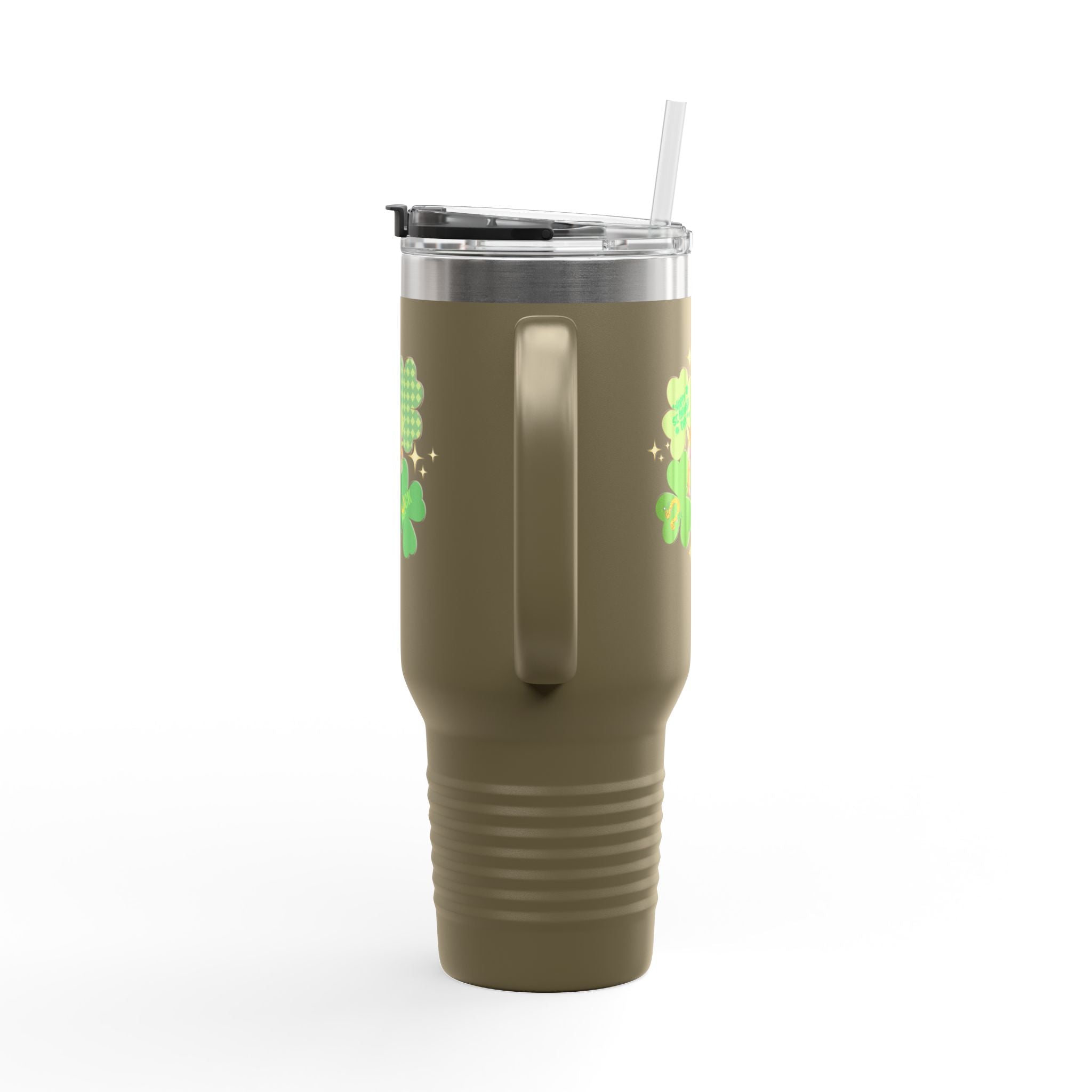 Retro St. Paddy's Day Insulated Travel Mug