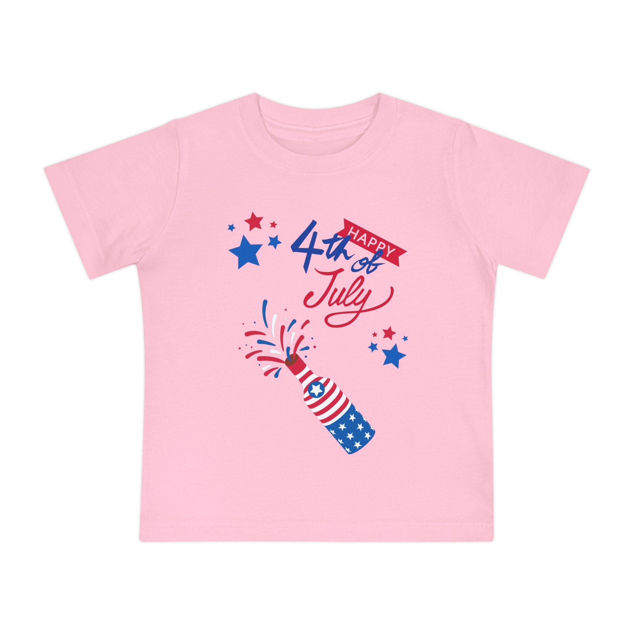 Happy 4th Of July Celebration Baby Short Sleeve T-Shirt