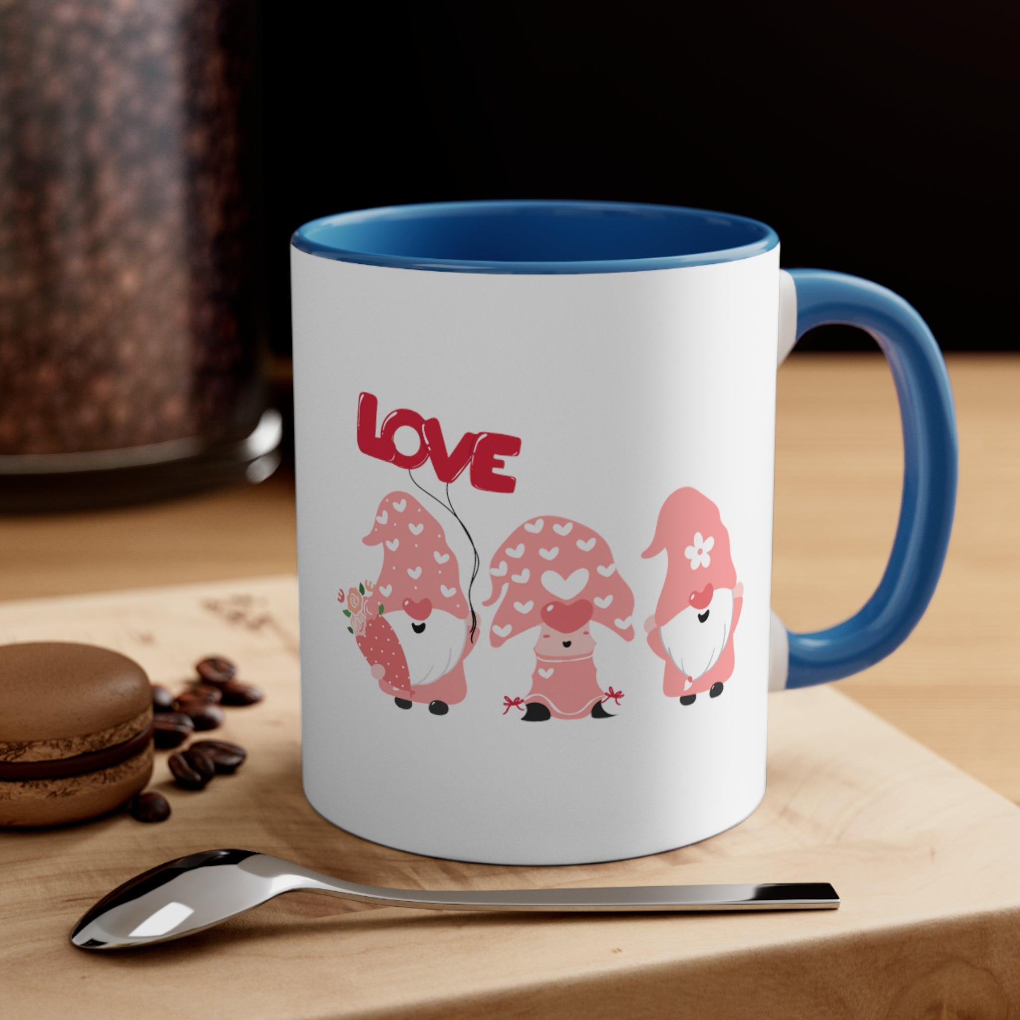Love Gnome Day Accent Coffee Mug, 11oz