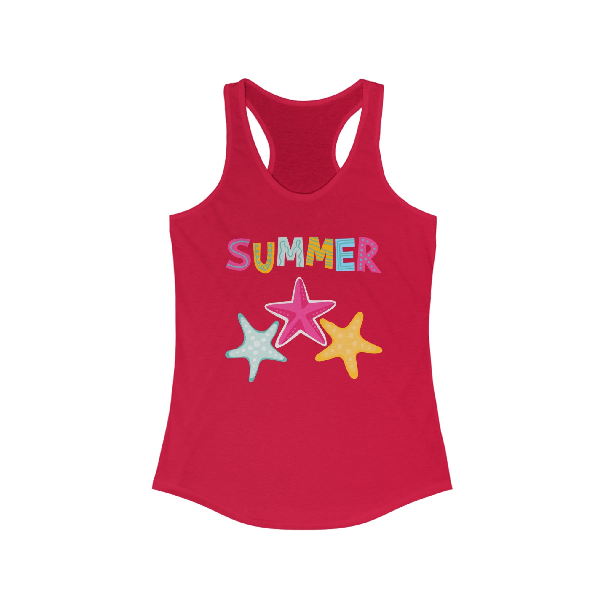 Summer Starfish Women's Ideal Racerback Tank