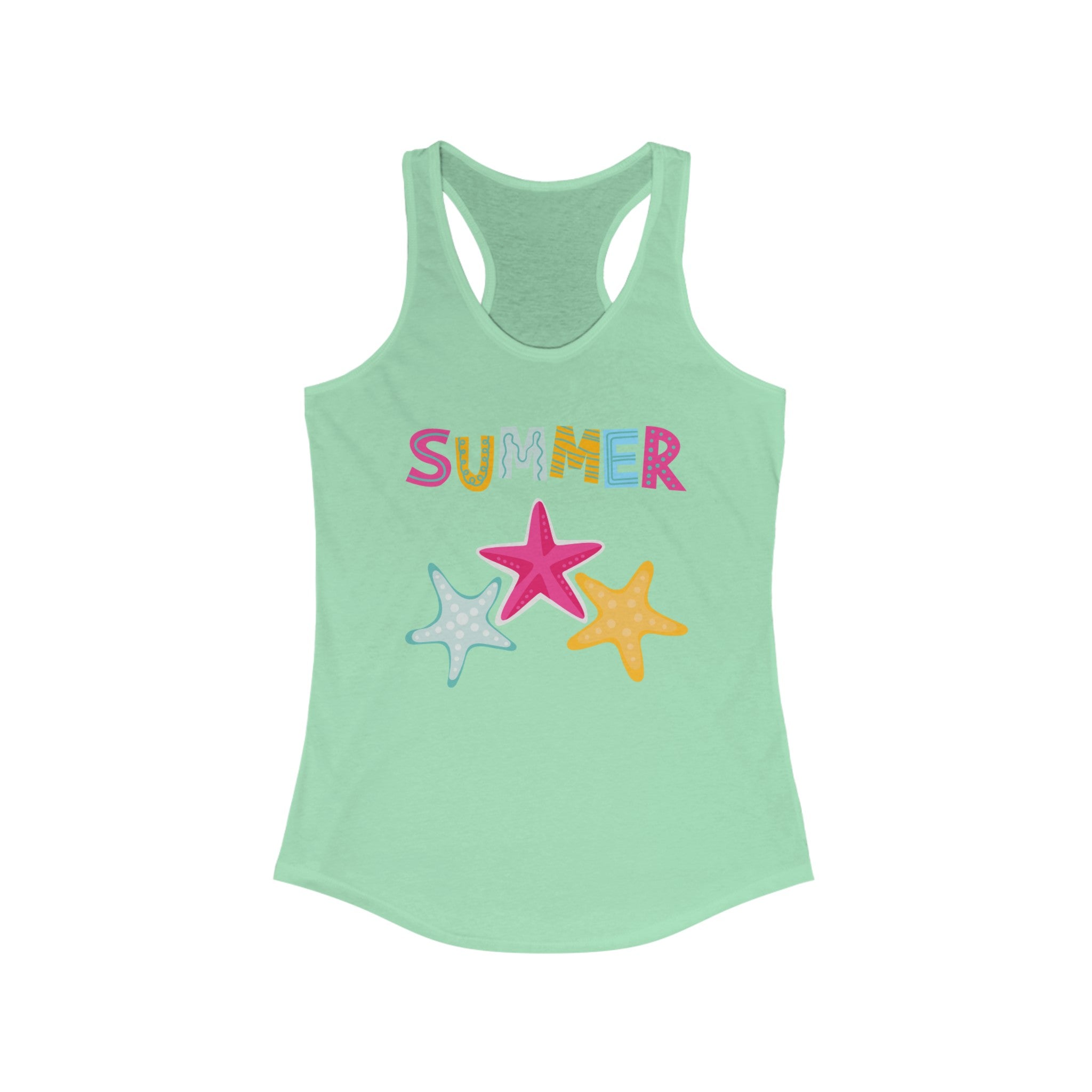 Summer Starfish Women's Ideal Racerback Tank