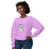 Kiss Me I'm Irish Cat Unisex Lightweight Crewneck Sweatshirt