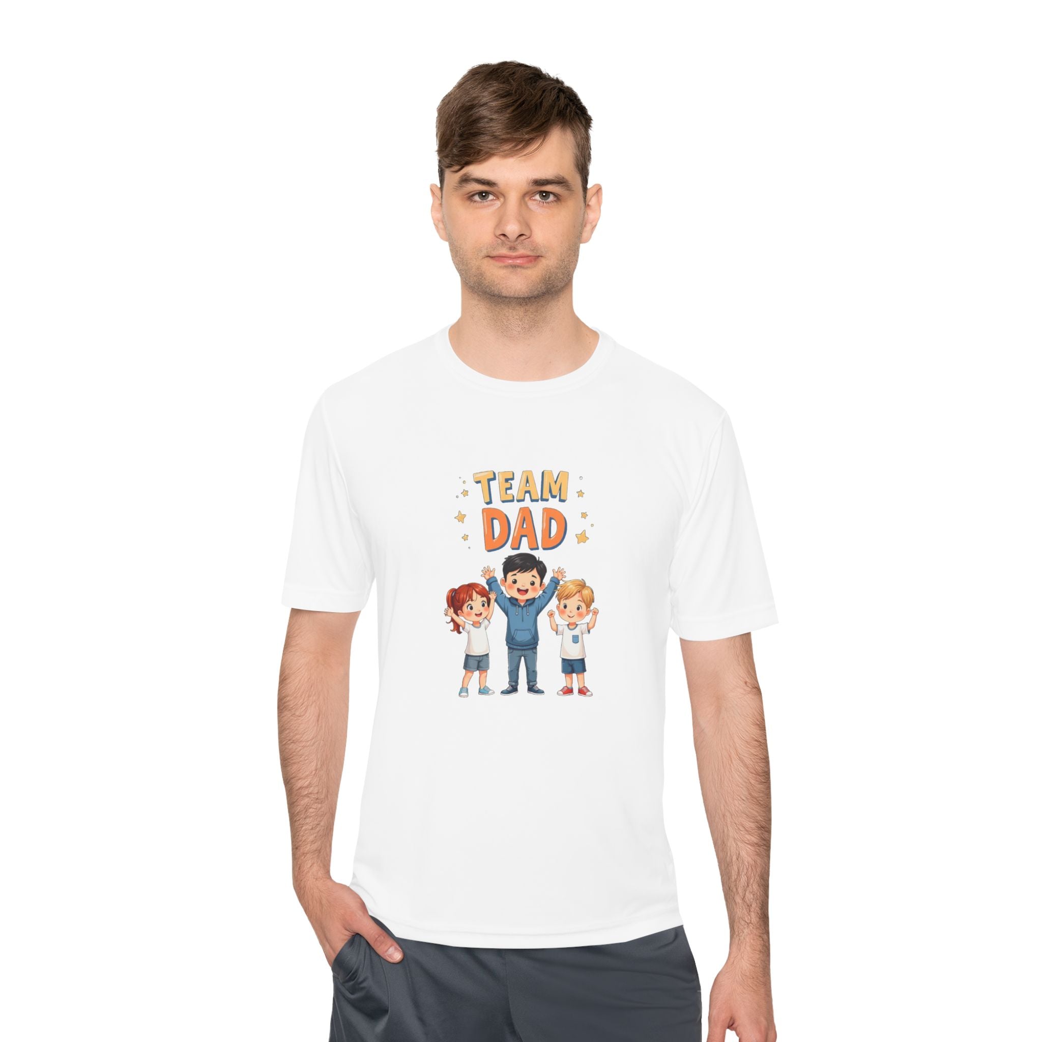 Team Dad Moisture Wicking Tee