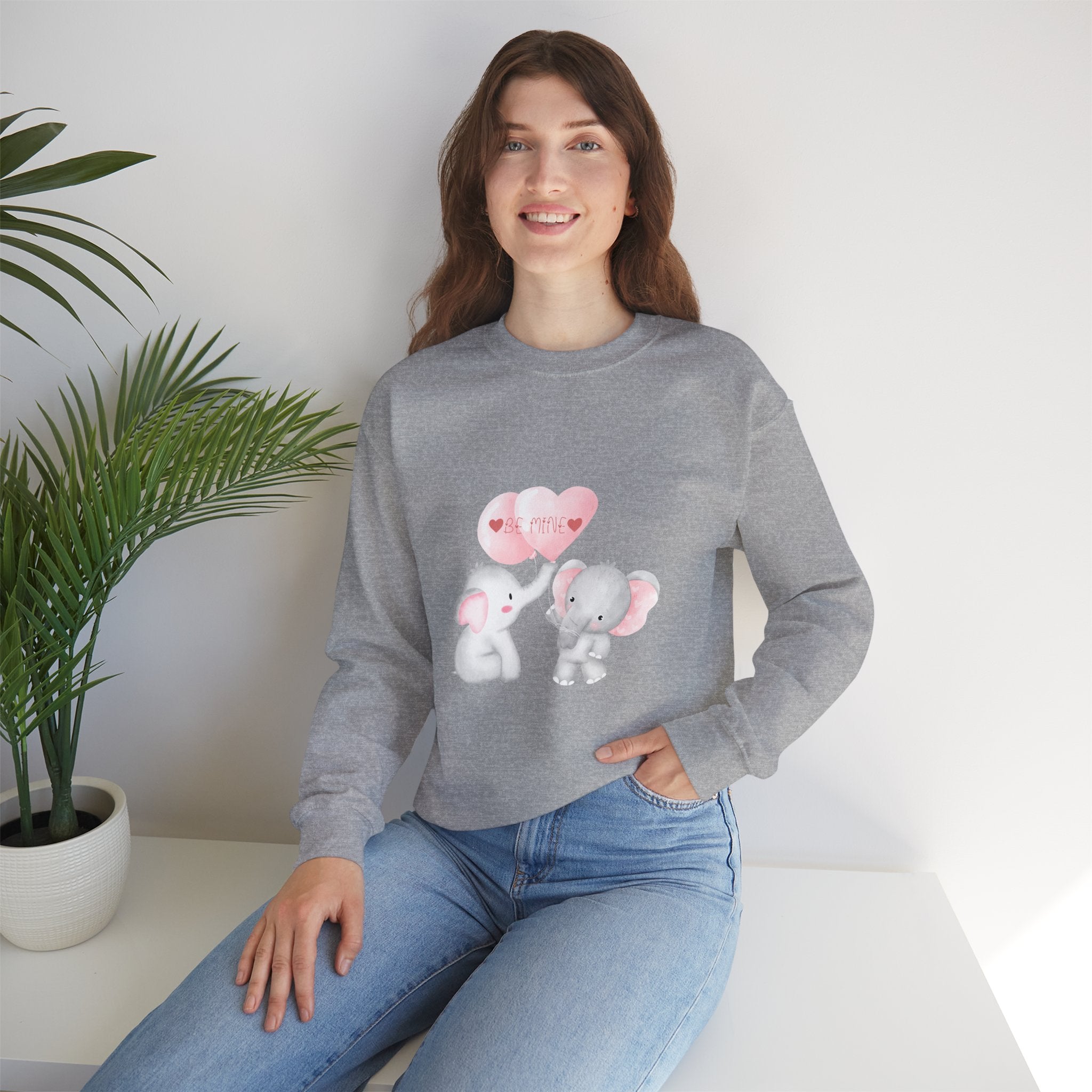 Be Mine Love Unisex Heavy Blend™ Crewneck Sweatshirt