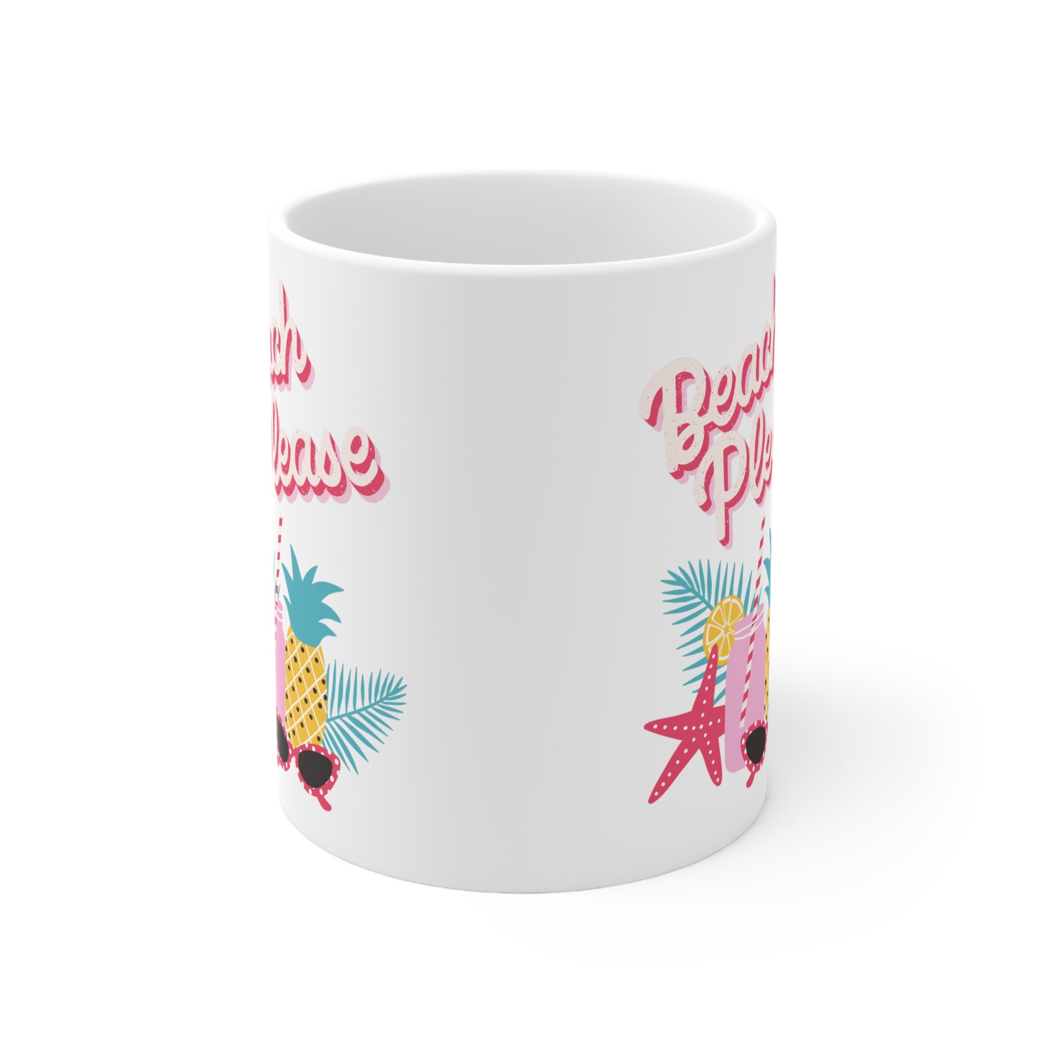 Beach Please Ceramic Mug 11oz