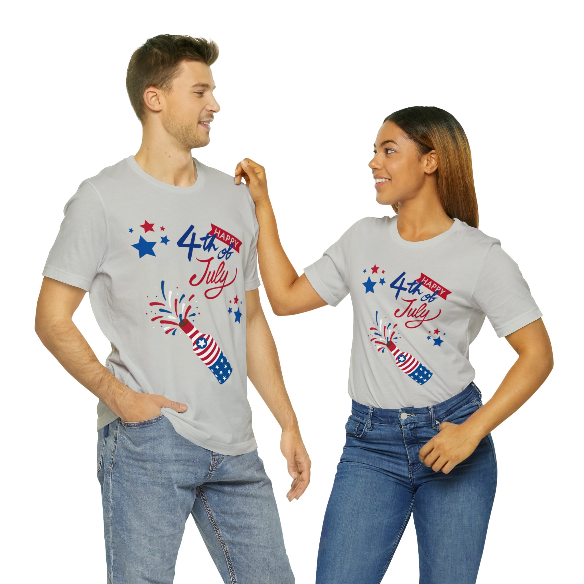 Happy 4th Of July Celebration Unisex Jersey Short Sleeve Tee