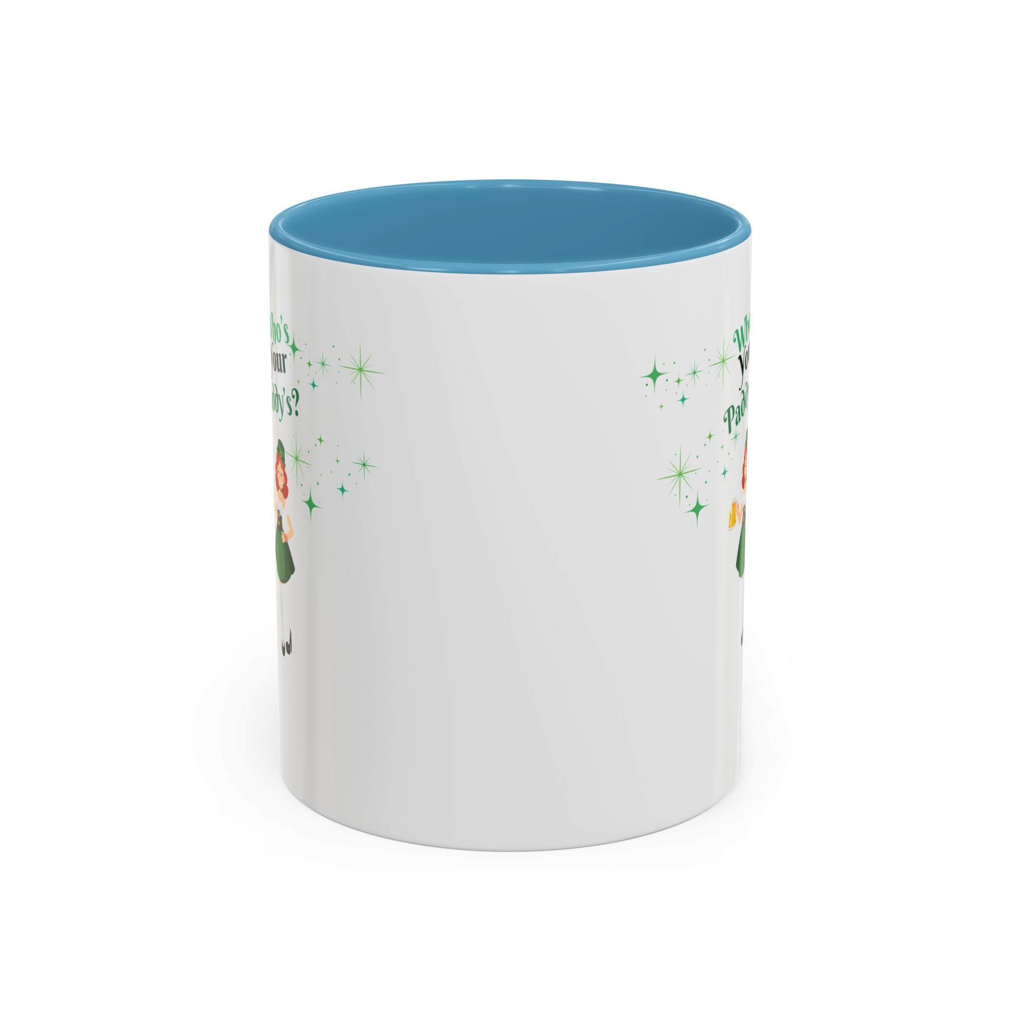 Who's Your Paddy's? Accent Coffee Mug