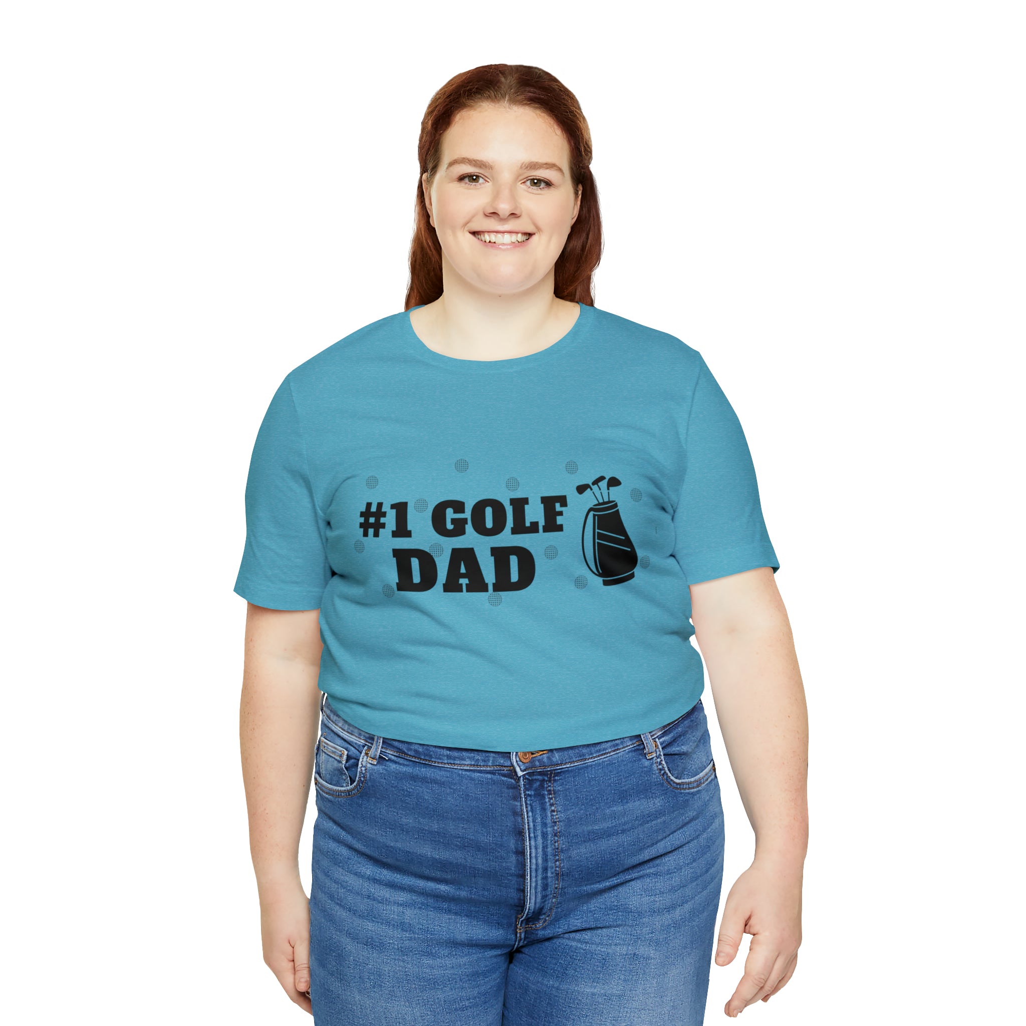 Happy Father's Day Golf Unisex Jersey Short Sleeve Tee