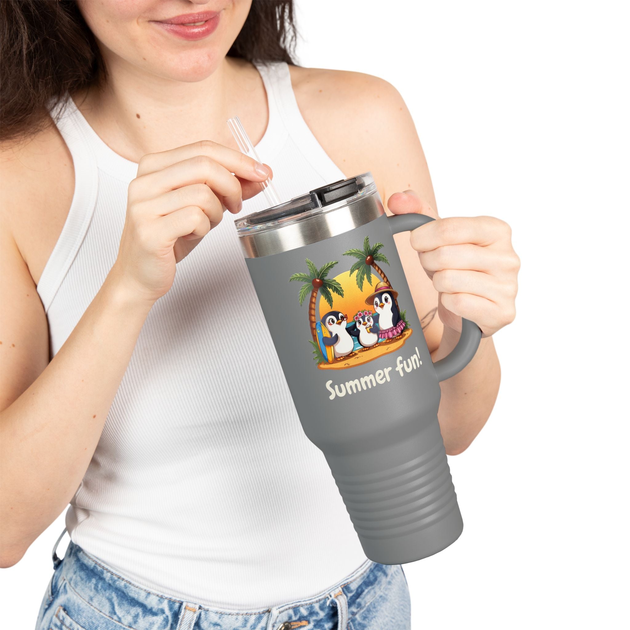 Summer Fun Insulated Travel Mug