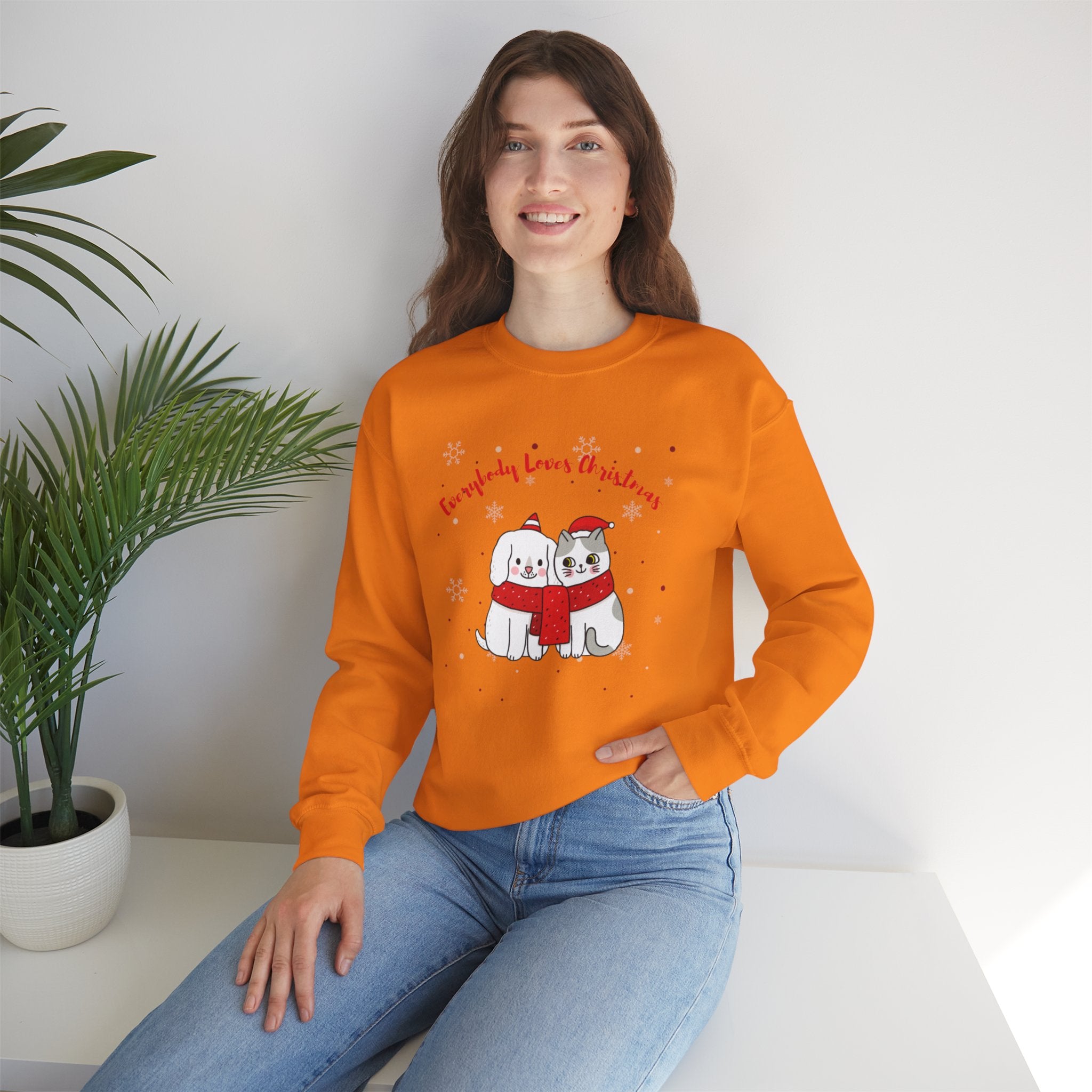 Everybody Loves Christmas Unisex Heavy Blend™ Crewneck Sweatshirt