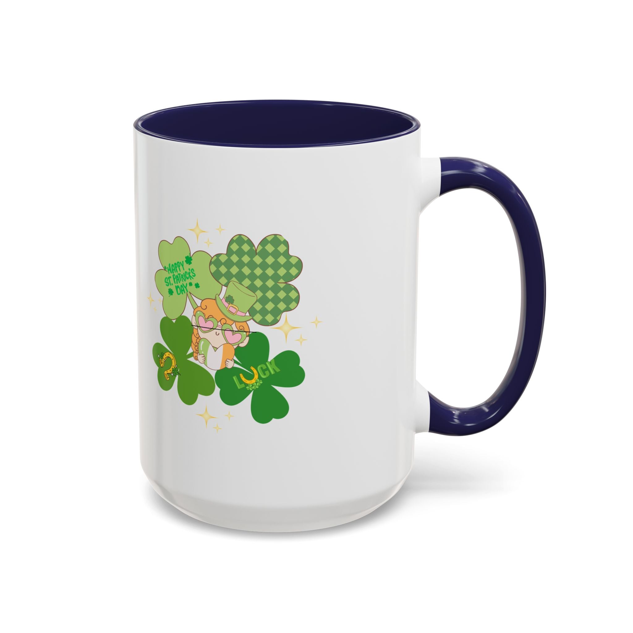 Retro St. Paddy's Day Accent Coffee Mug - 11oz & 15oz