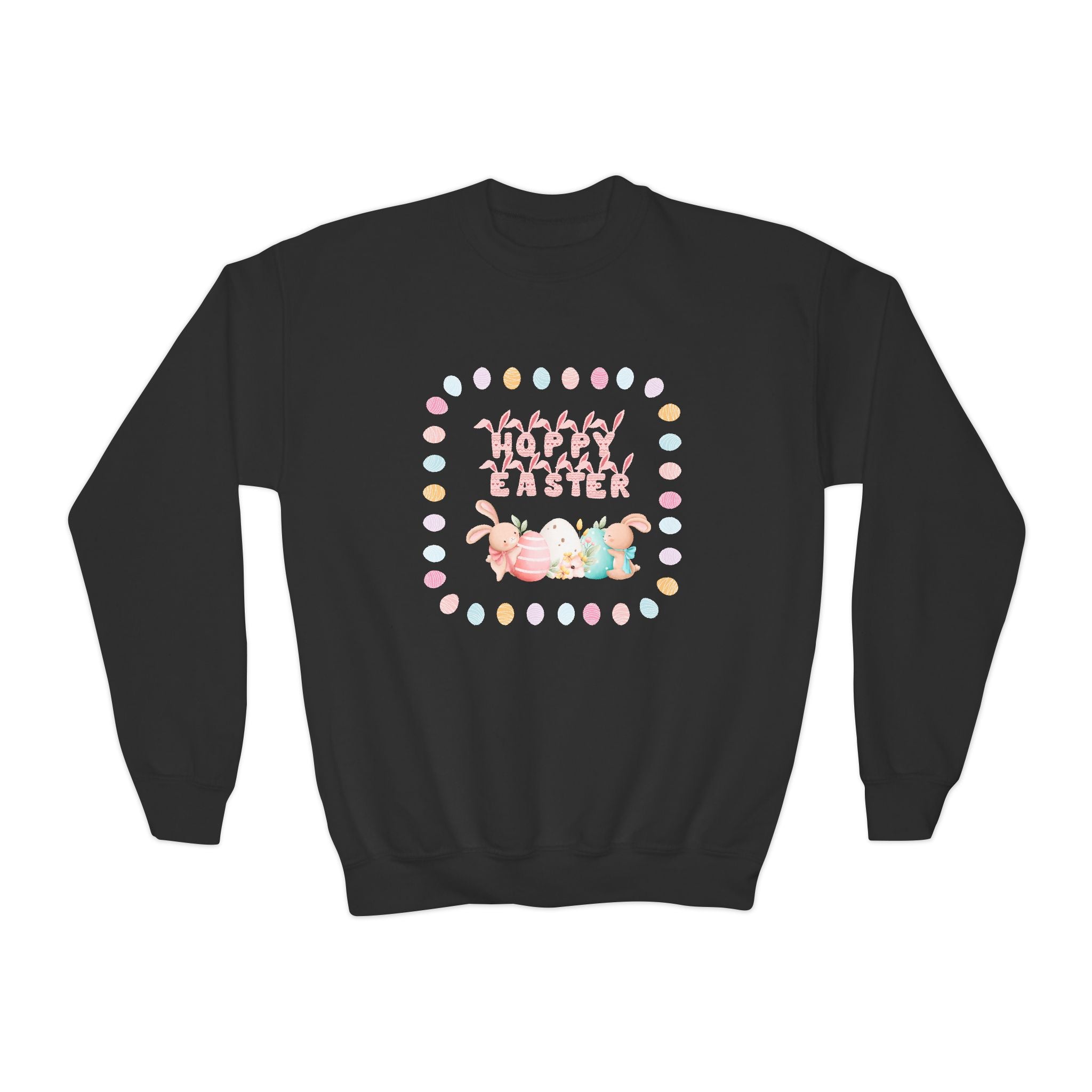 Hoppy Easter Youth Crewneck Sweatshirt