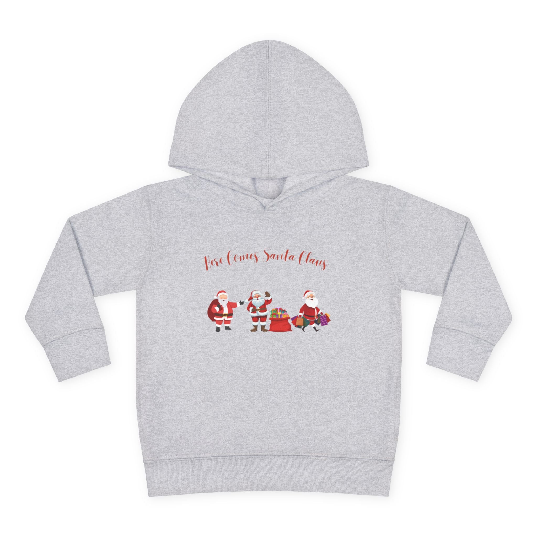 Here Comes Santa Claus Toddler Pullover Fleece Hoodie