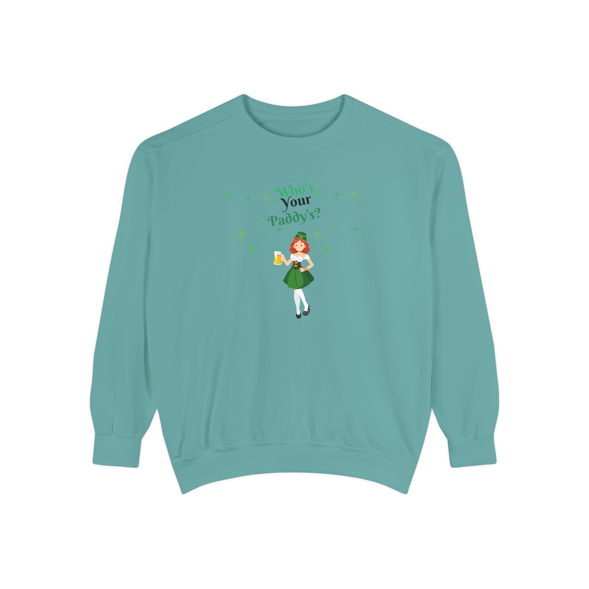 Who's Your Paddy? Unisex Garment-Dyed Sweatshirt