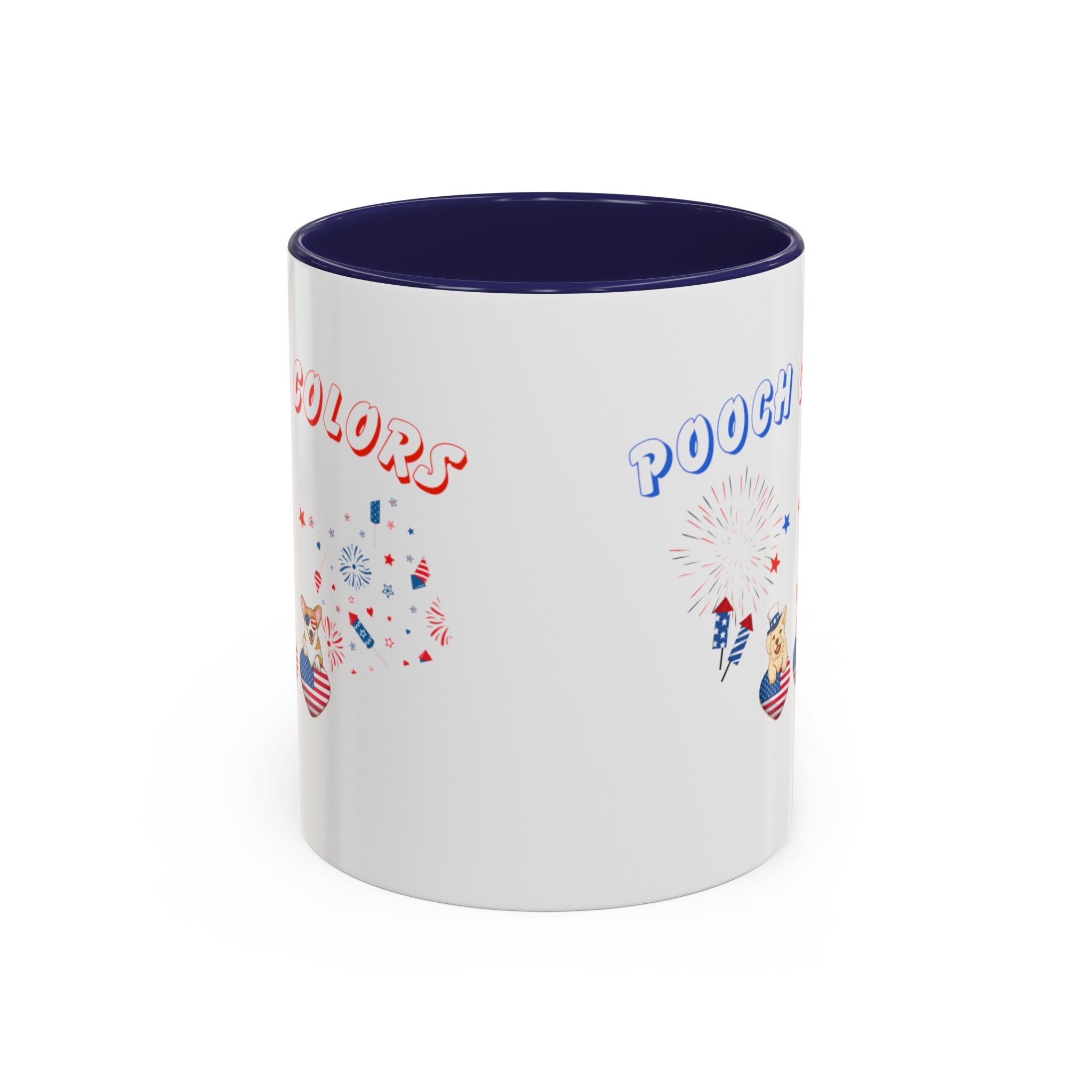 Pooch Colors Accent Coffee Mug (11, 15oz)