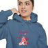 Gnome Valentine's Day Unisex Garment-Dyed Hoodie