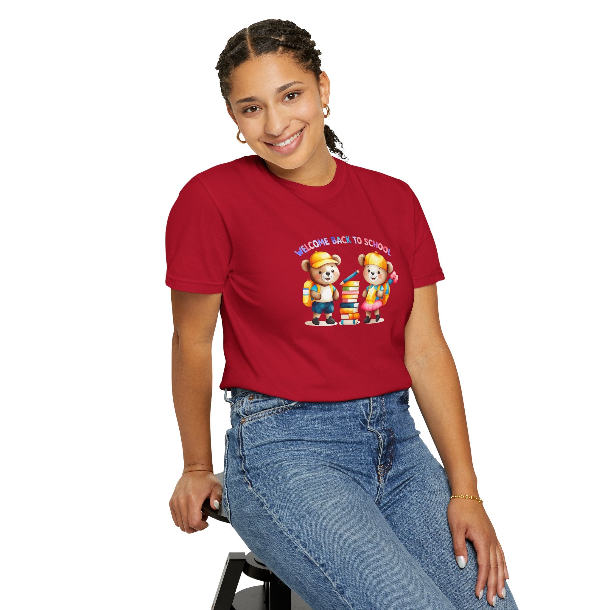 Welcome Back to School Unisex Garment-Dyed T-Shirt