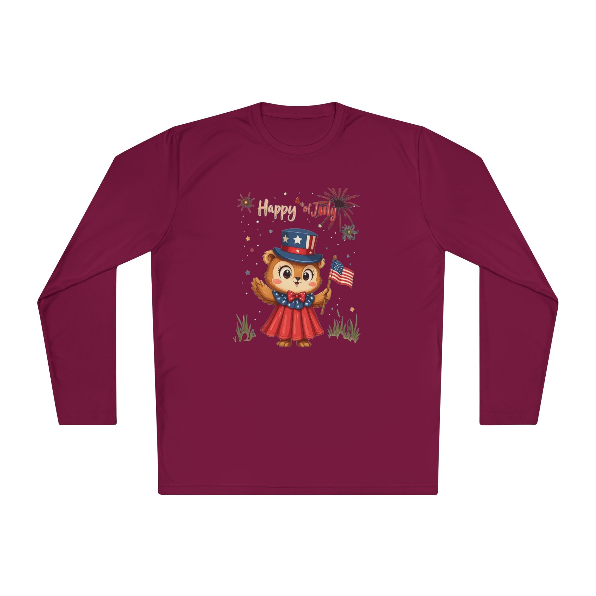 Happy Independence Day Long Sleeve Tee