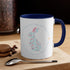 Happy Easter Rabbit Day Accent Coffee Mug, 11oz