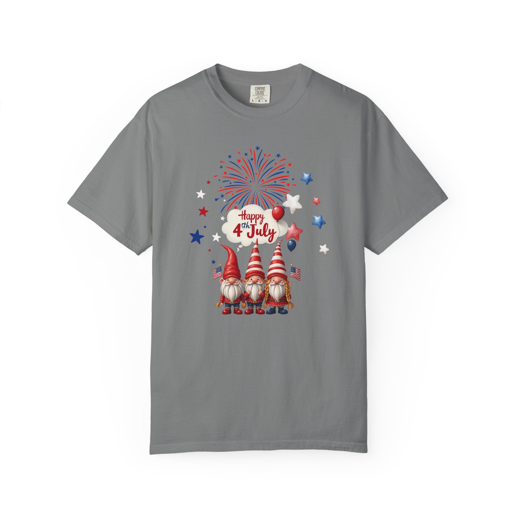 Gnome 4th of July T-shirt for 4th of July, Unisex Summer Tee