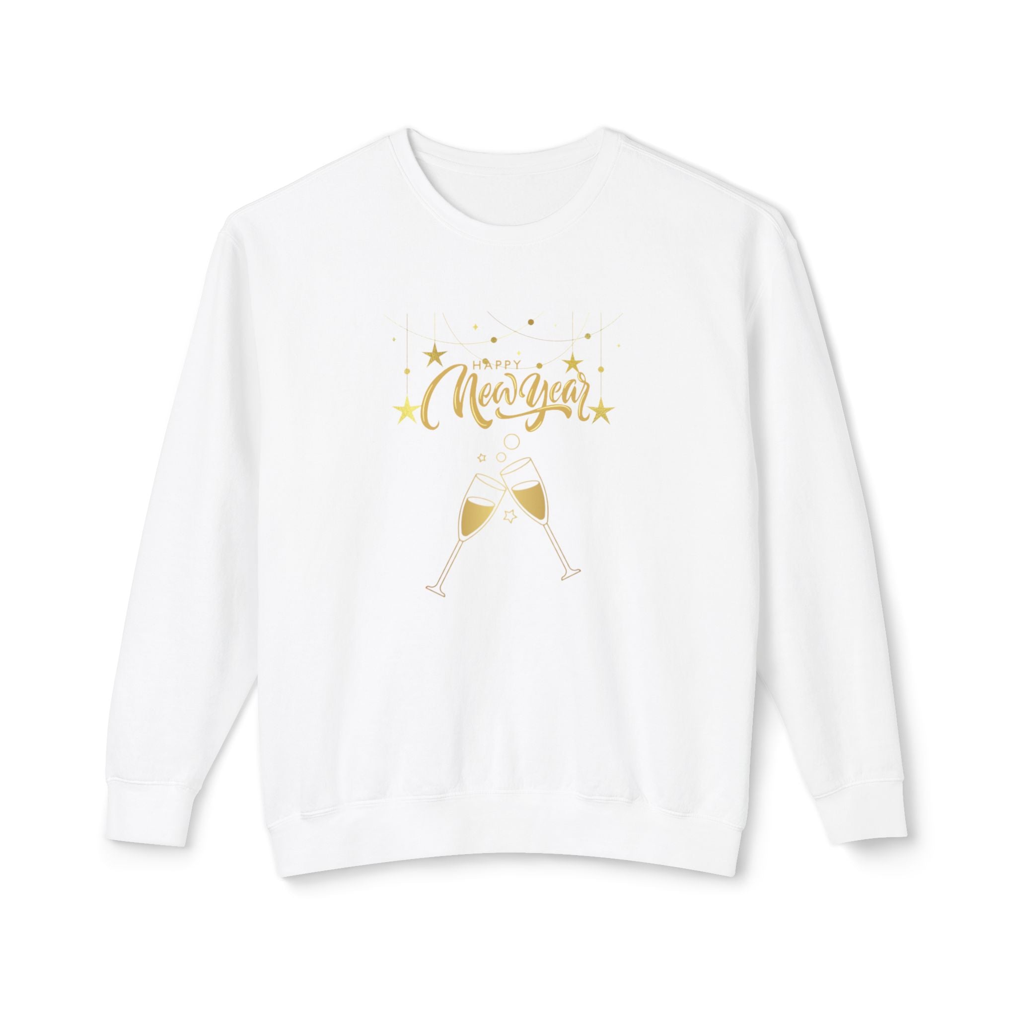 Happy New Year Unisex Lightweight Crewneck Sweatshirt