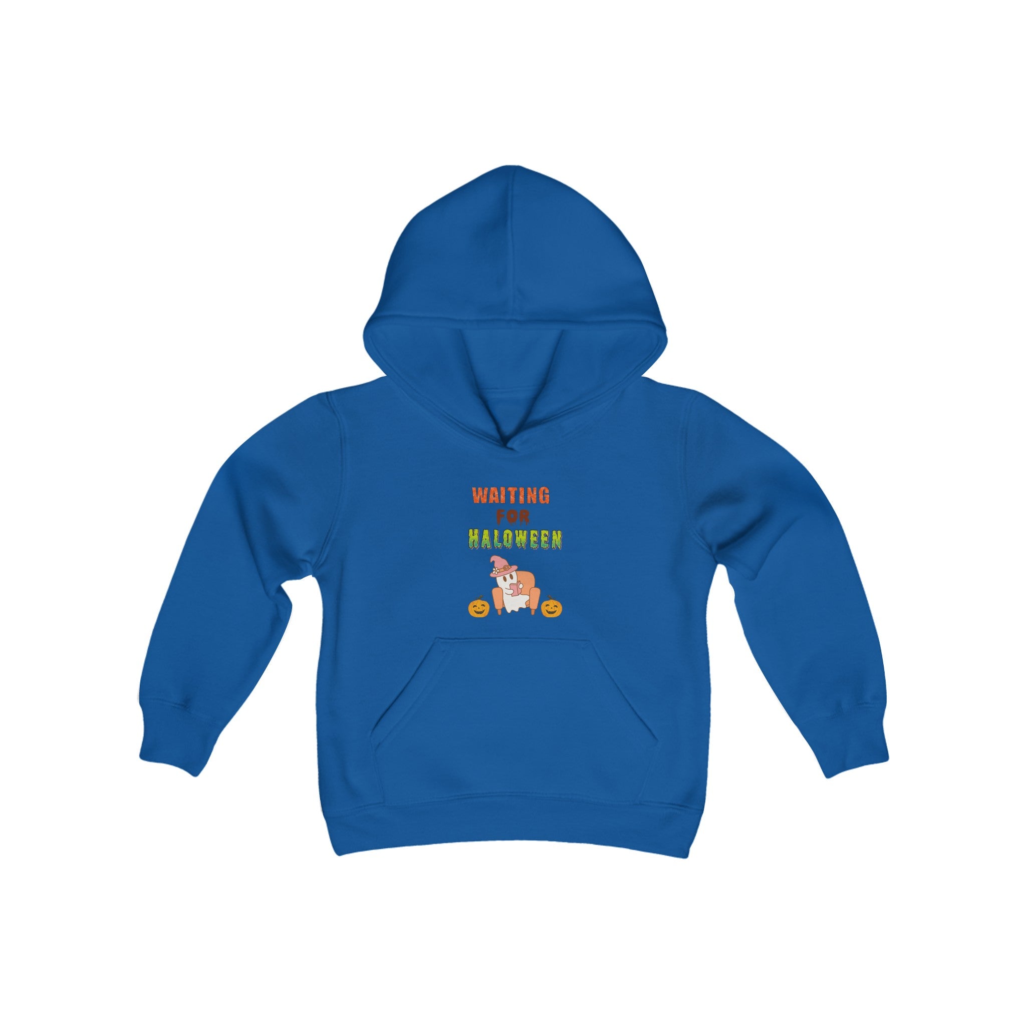 Waiting For Halloween Youth Heavy Blend Hooded Sweatshirt