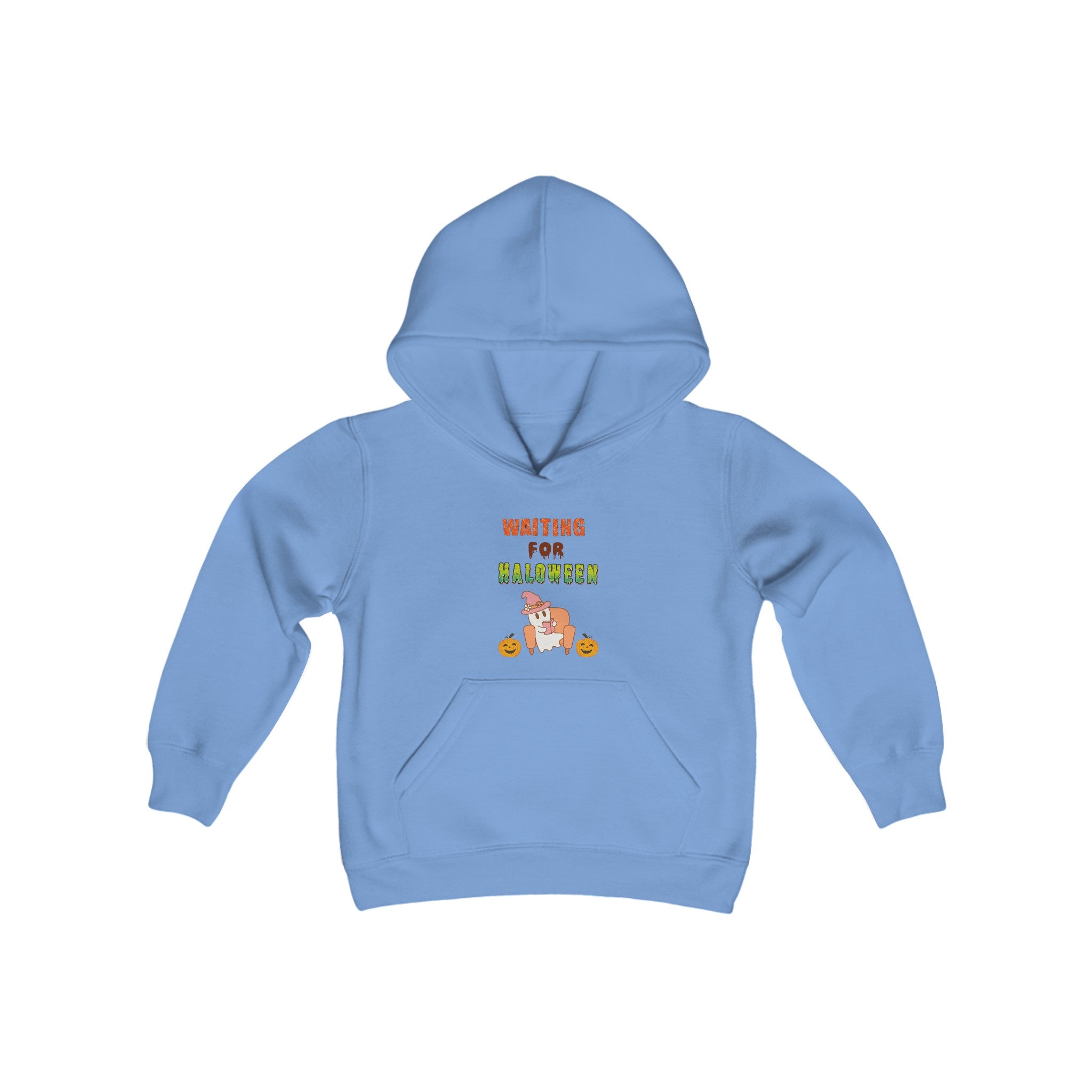 Waiting For Halloween Youth Heavy Blend Hooded Sweatshirt