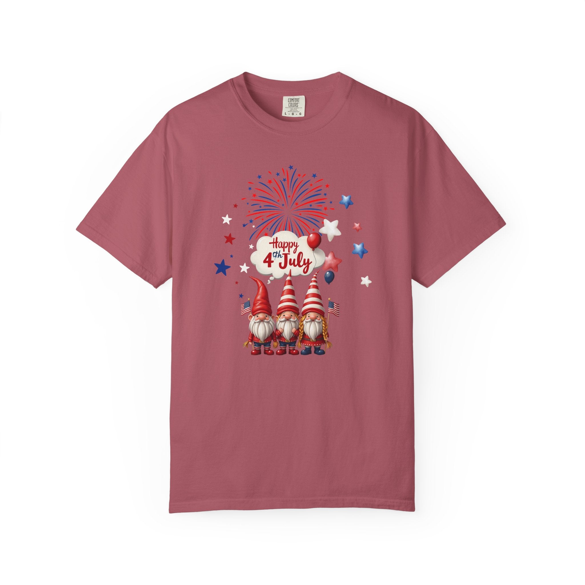 Gnome 4th of July T-shirt for 4th of July, Unisex Summer Tee
