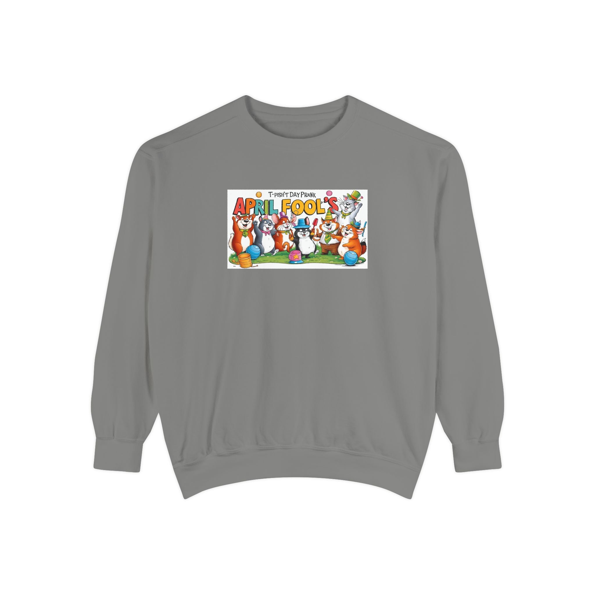 T-Pish'-T Day Prank Cartoon Sweatshirt