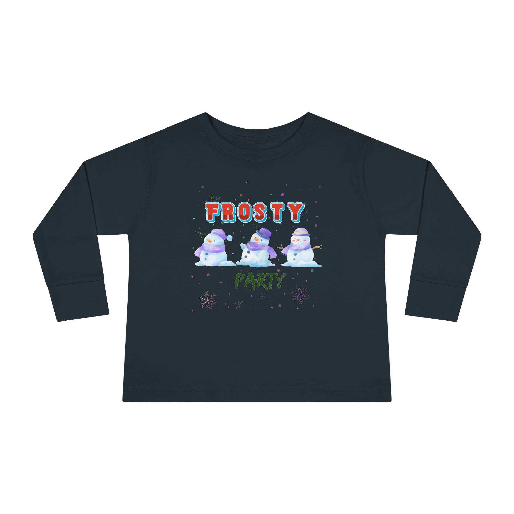 Frosty Party Toddler Long Sleeve Tee