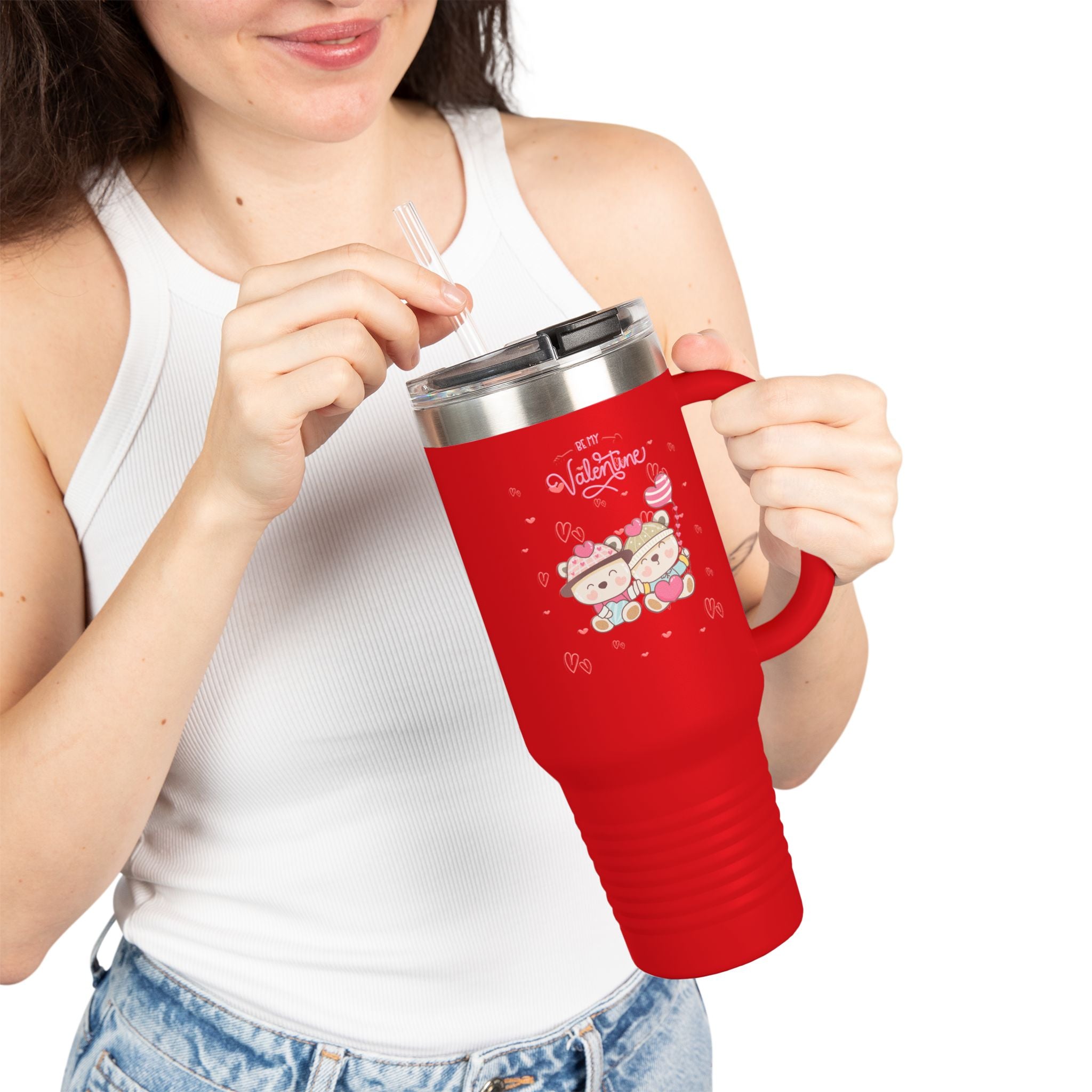 You And Me Forever Insulated Travel Mug, 40oz