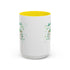 Kiss Me I'm Irish Cat  Accent Mug