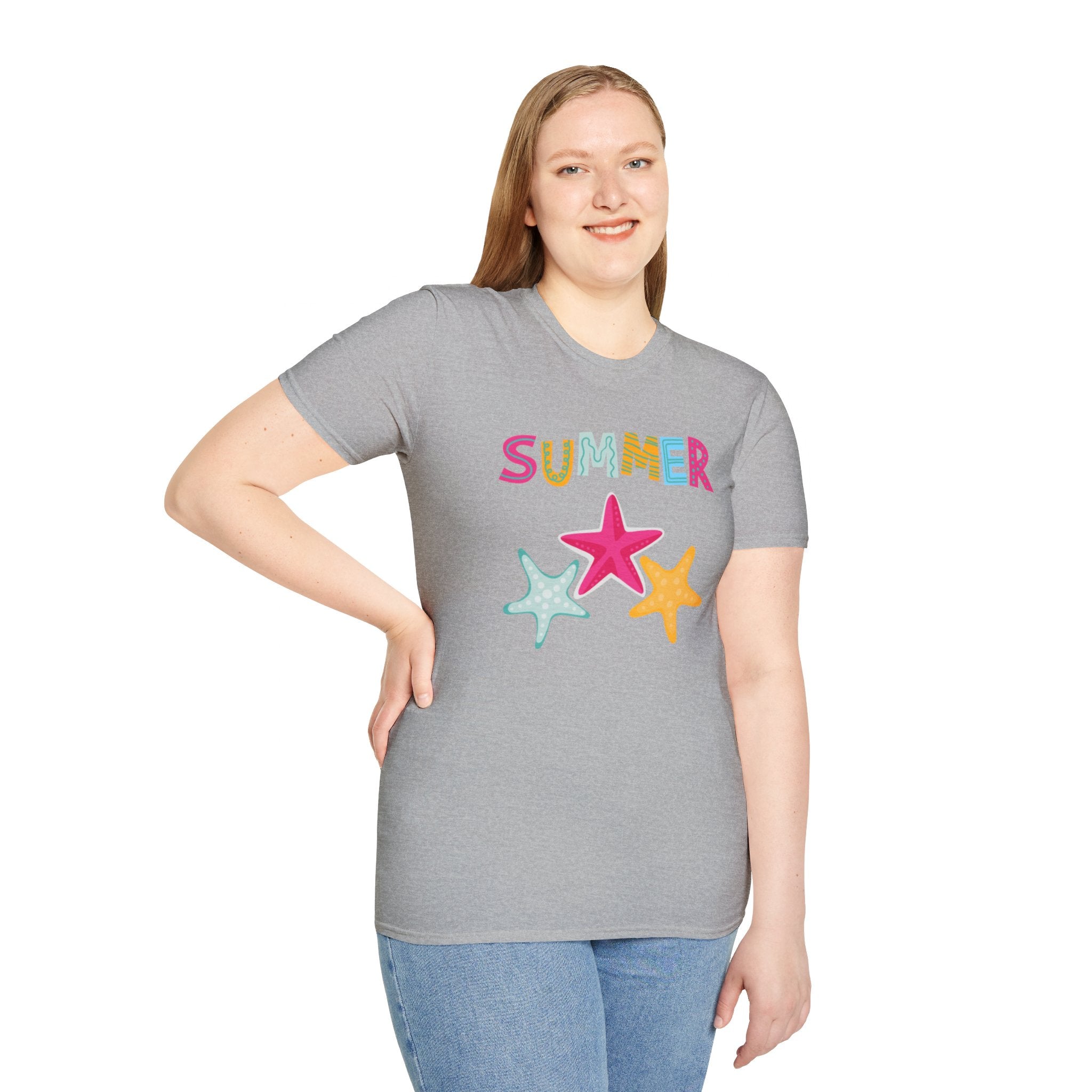 Summer Starfish Unisex Softstyle T-Shirt