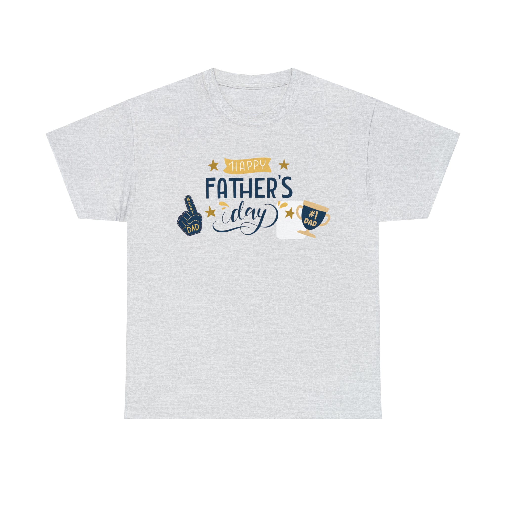 Happy Dad's Day No.1 Unisex Heavy Cotton Tee