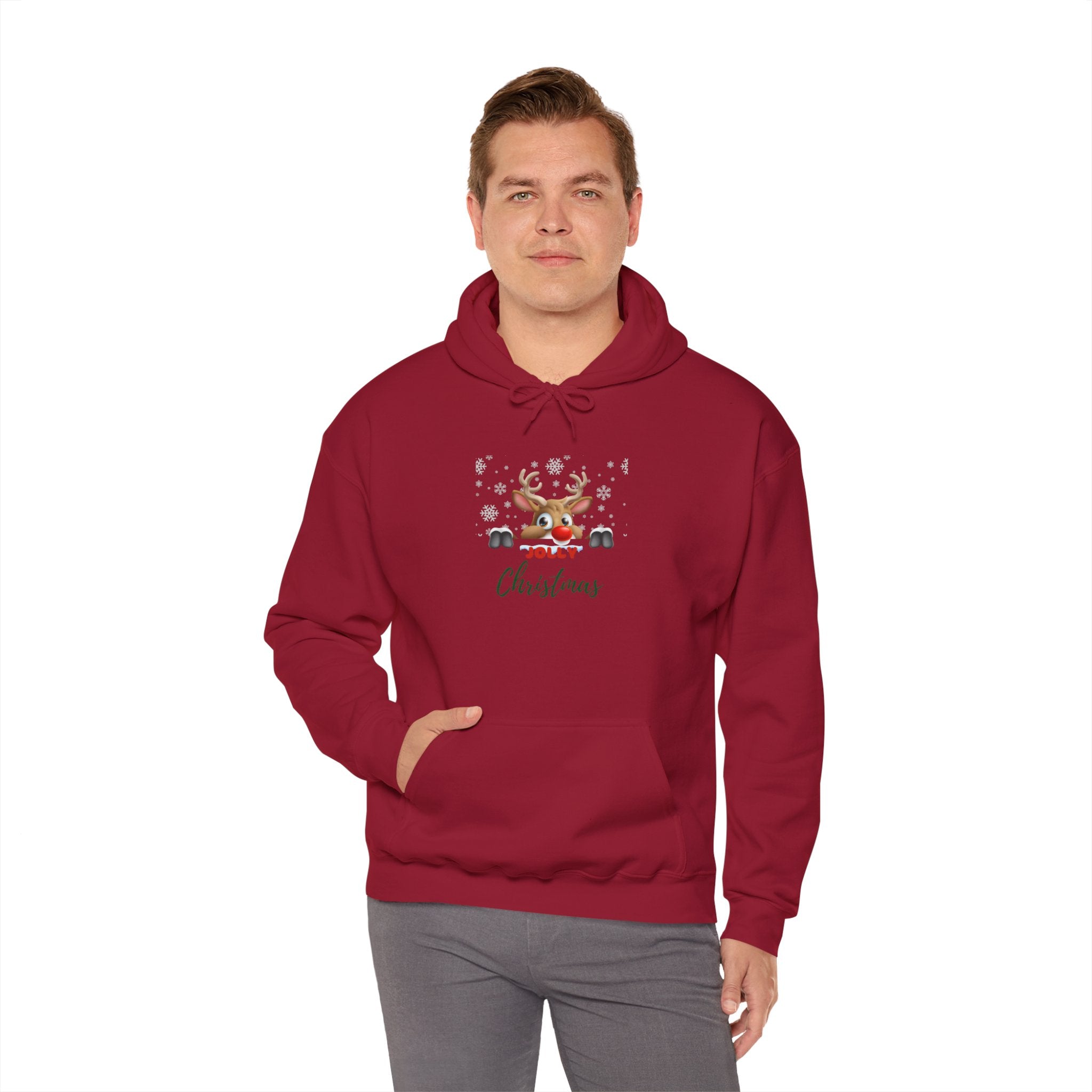 Jolly Christmas Unisex Heavy Blend™ Hooded Sweatshirt