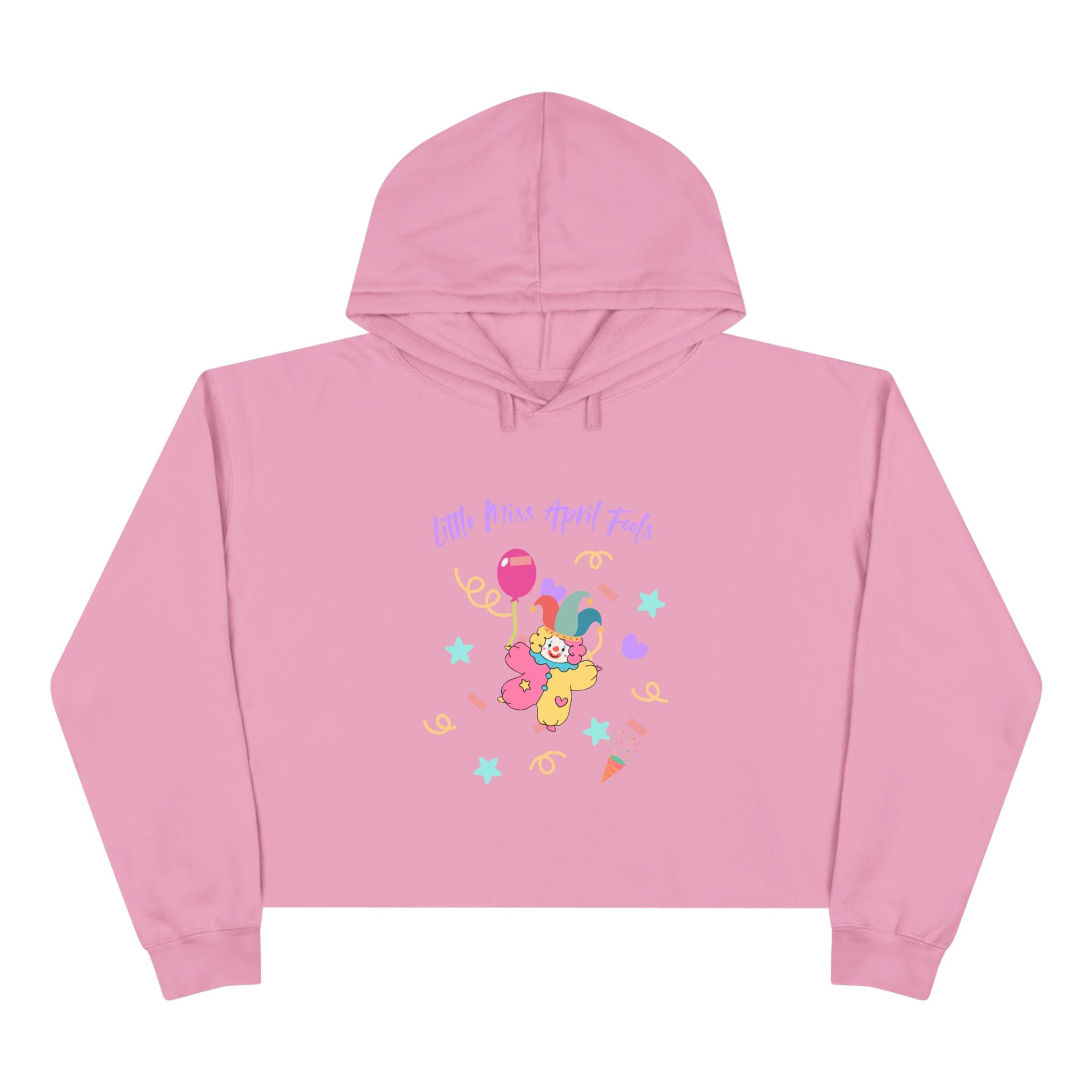 Little Miss April Fool's Day Crop Hoodie