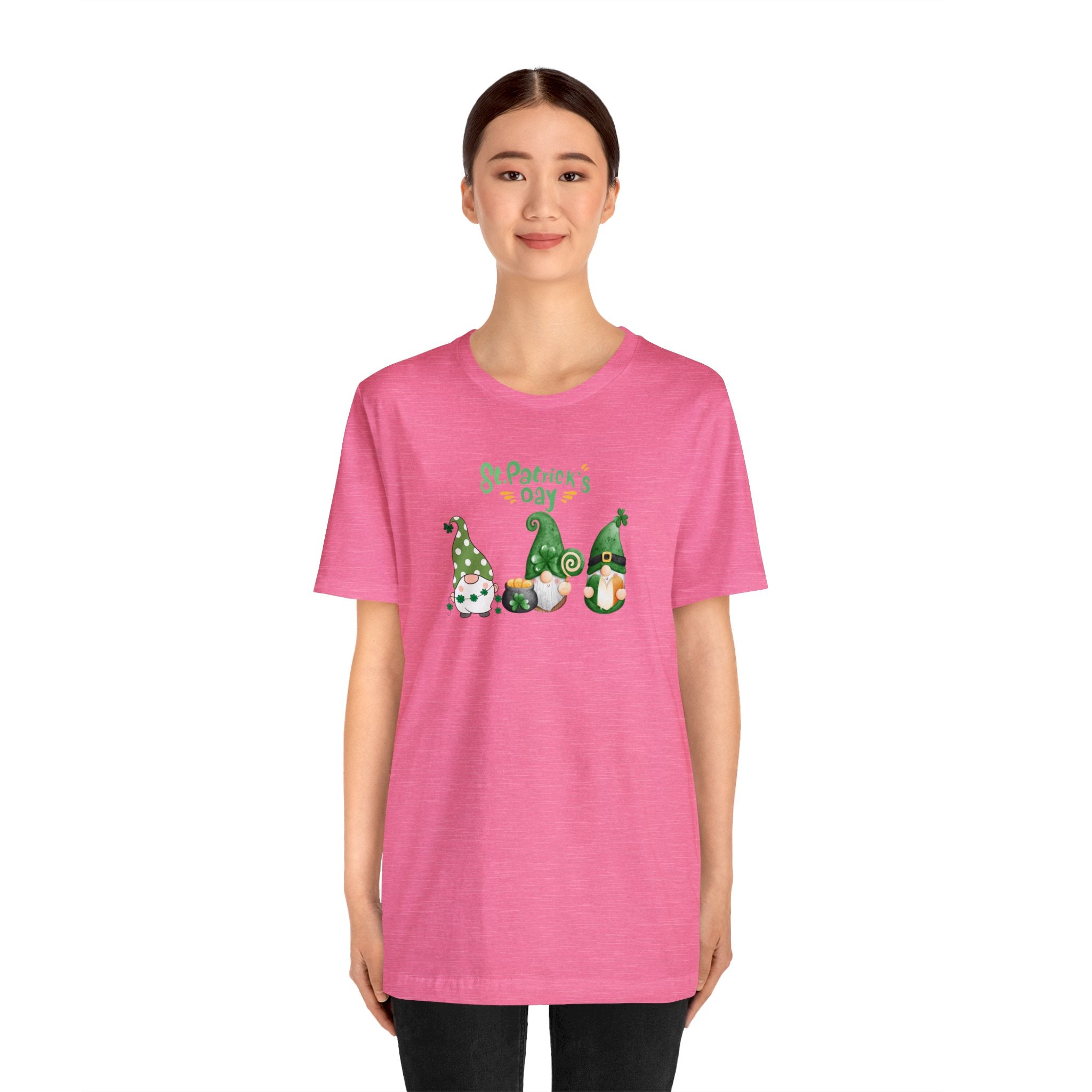 St. Patty's Day Gnome Unisex Jersey Short Sleeve Tee