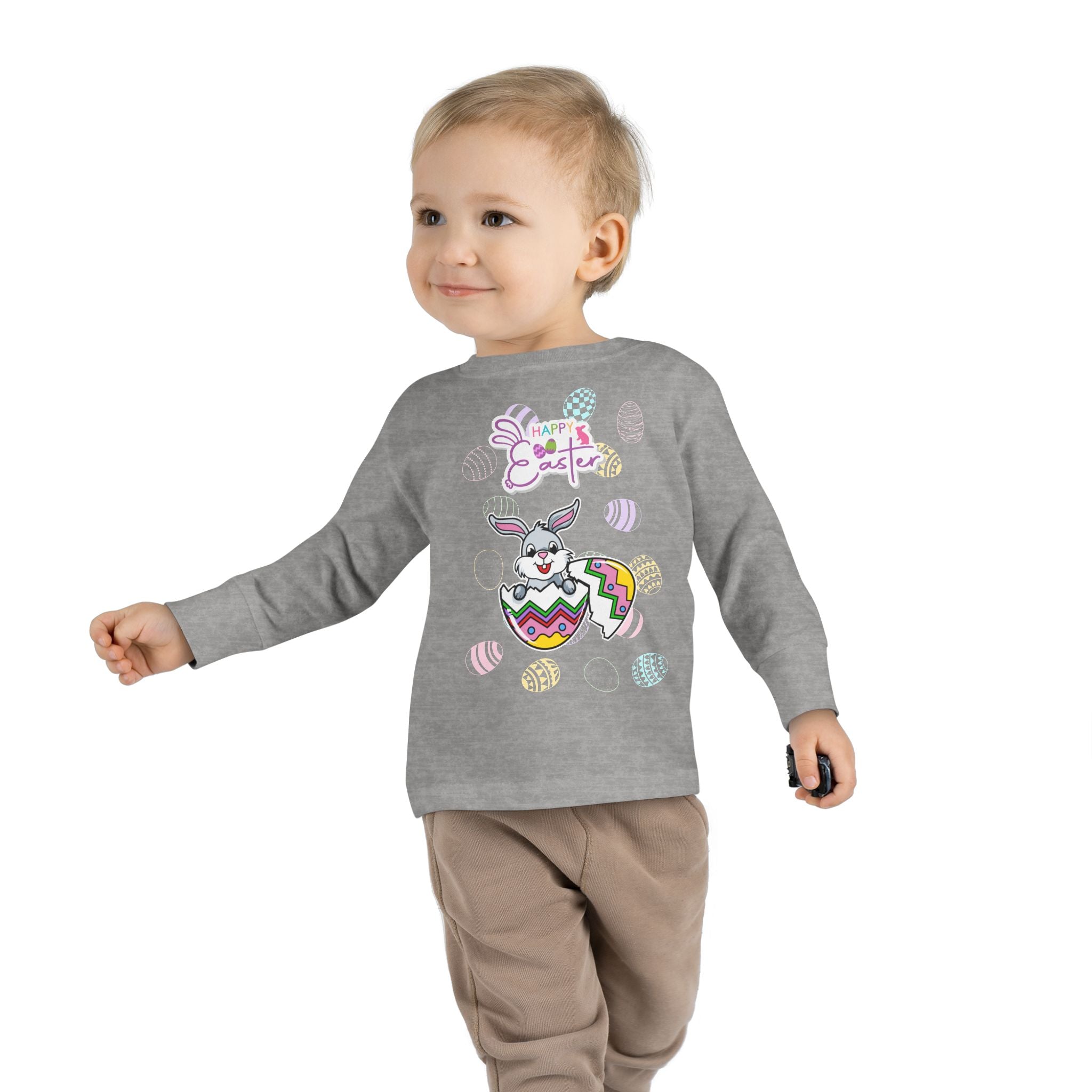 Easter Greetings Toddler Long Sleeve Tee