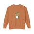 Kiss Me I'm Irish Cat Unisex Lightweight Crewneck Sweatshirt