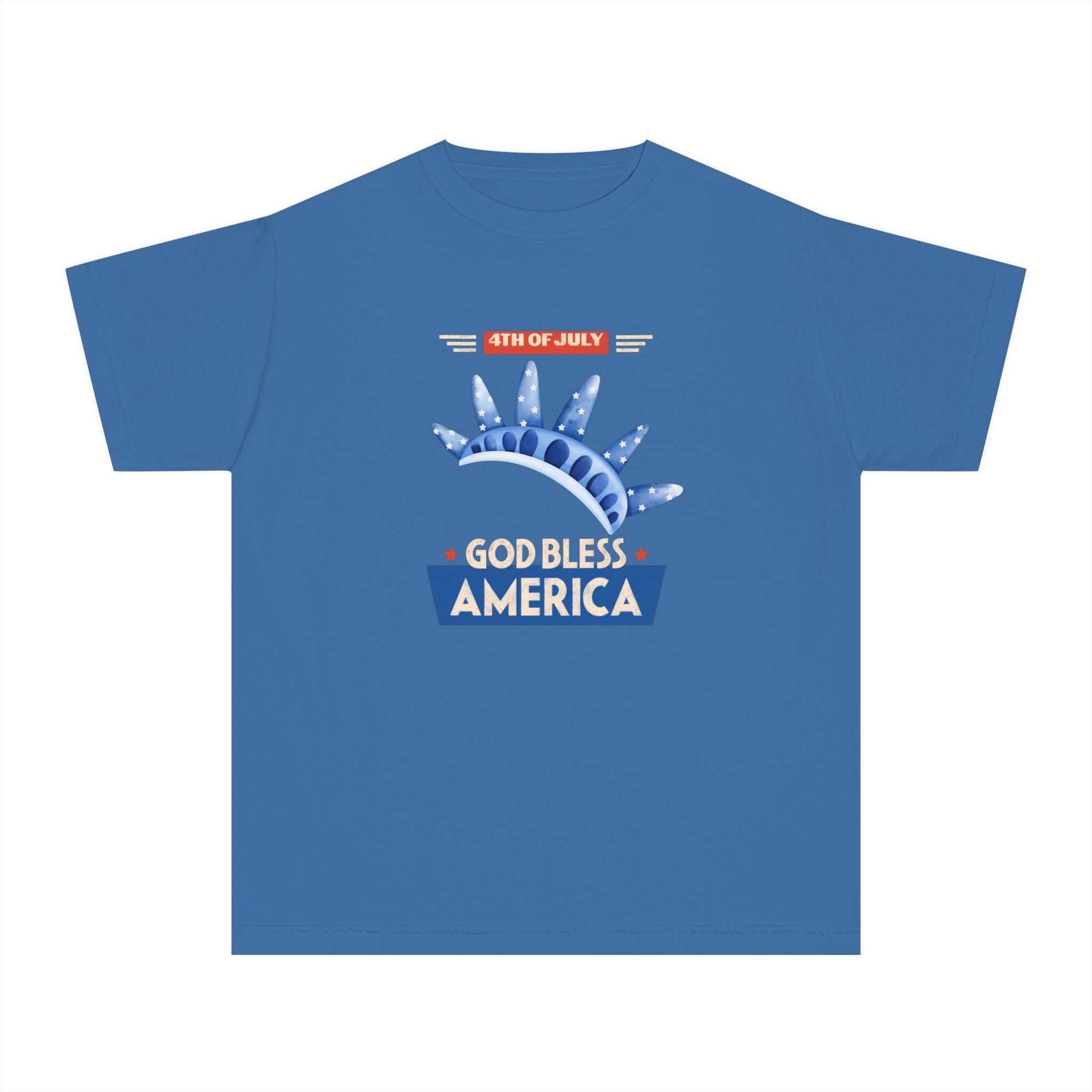 God Bless America Youth Midweight Tee