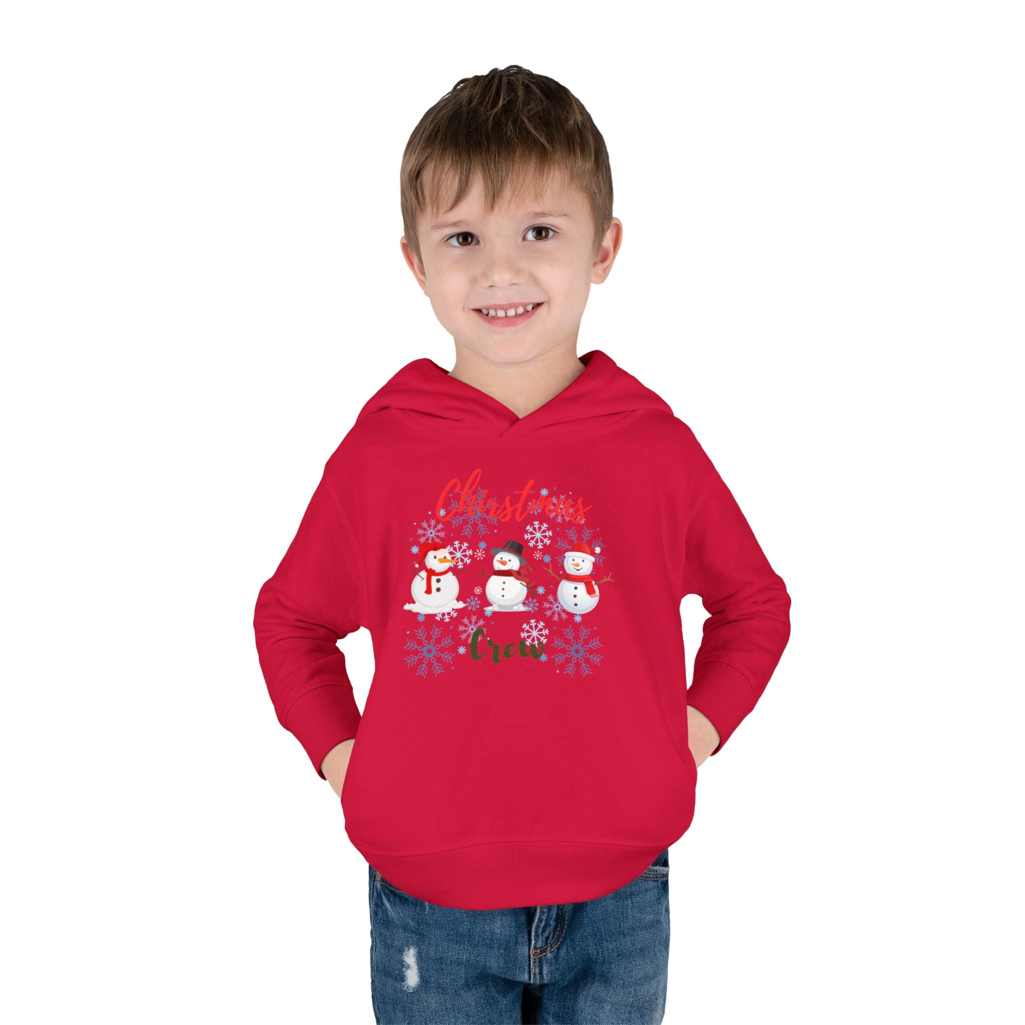 Christmas Crew Toddler Pullover Fleece Hoodie