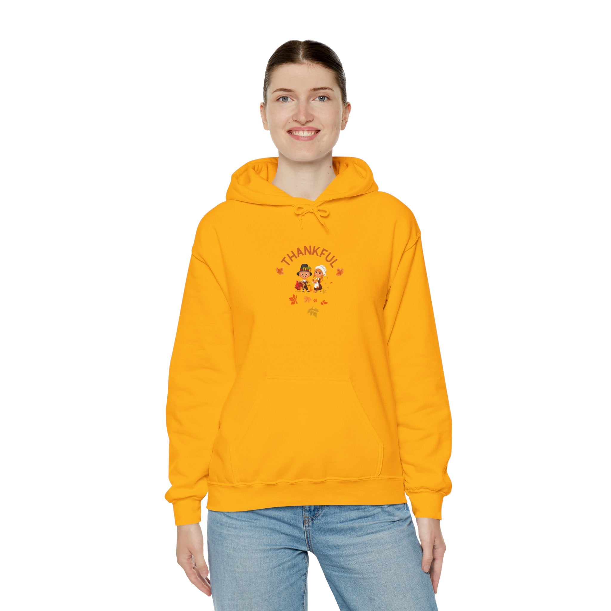 Pilgrims Turkey Day Unisex Heavy Blend™ Hooded Sweatshirt