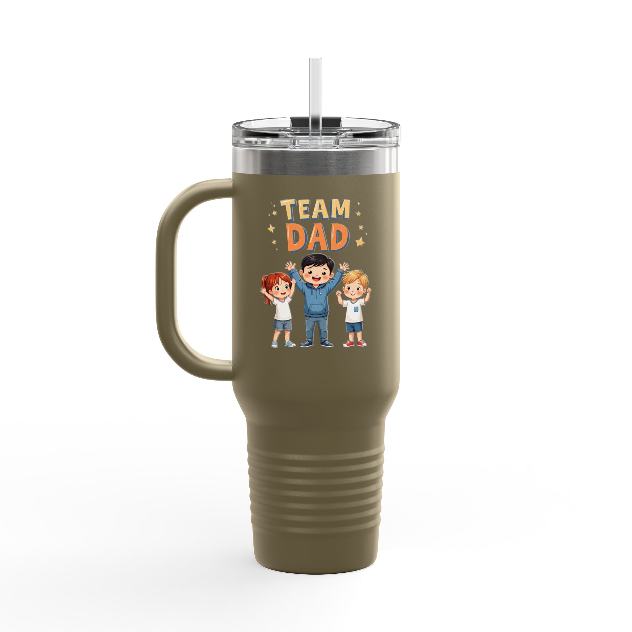 Team Dad Insulated Travel Mug, 40oz
