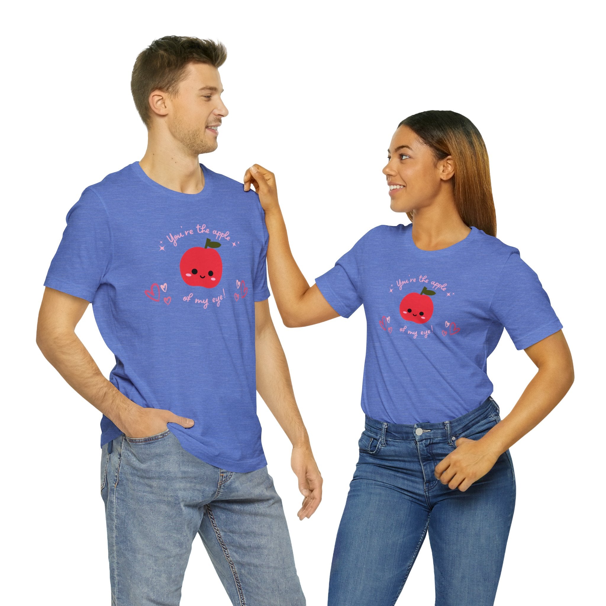 You Are The Apple Of My Eyes Unisex Jersey Short Sleeve Tee