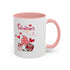 Gnome Valentine's Day Accent Coffee Mug (11, 15oz)