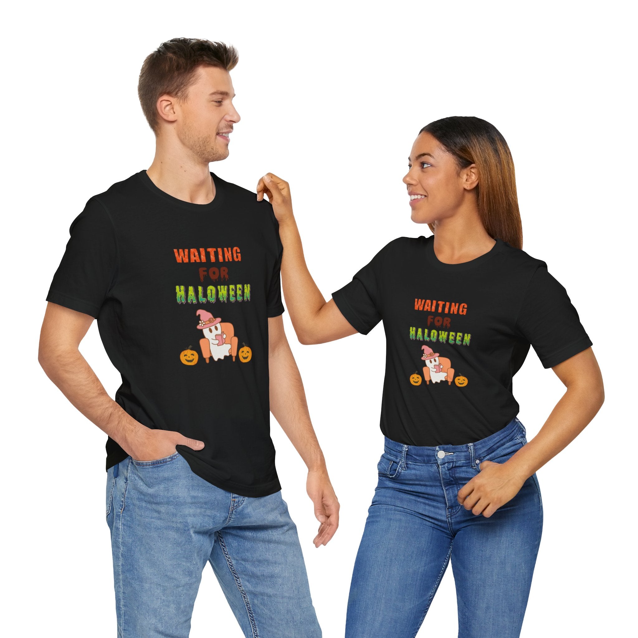 Waiting For Halloween Unisex Jersey Short Sleeve Tee