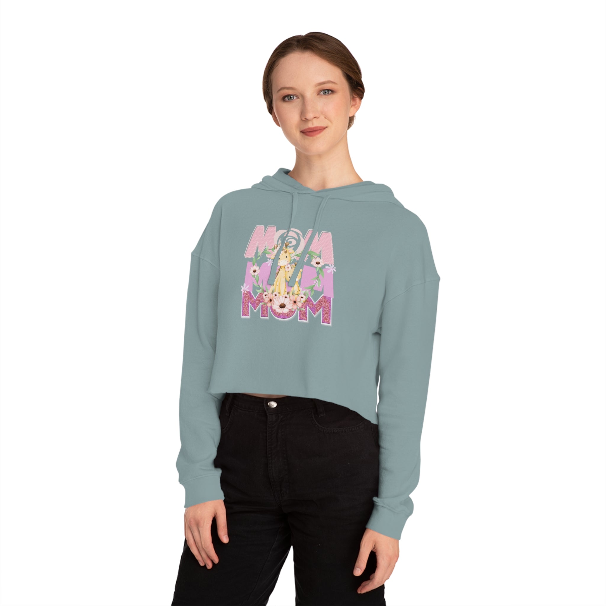 Our First Mother's Day Cropped Hoodie
