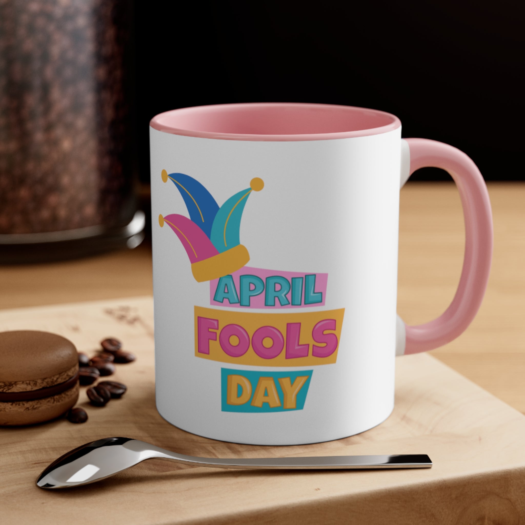 All Fool's Day Accent Coffee Mug, 11oz