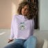 Kiss Me I'm Irish Cat Crop Hoodie