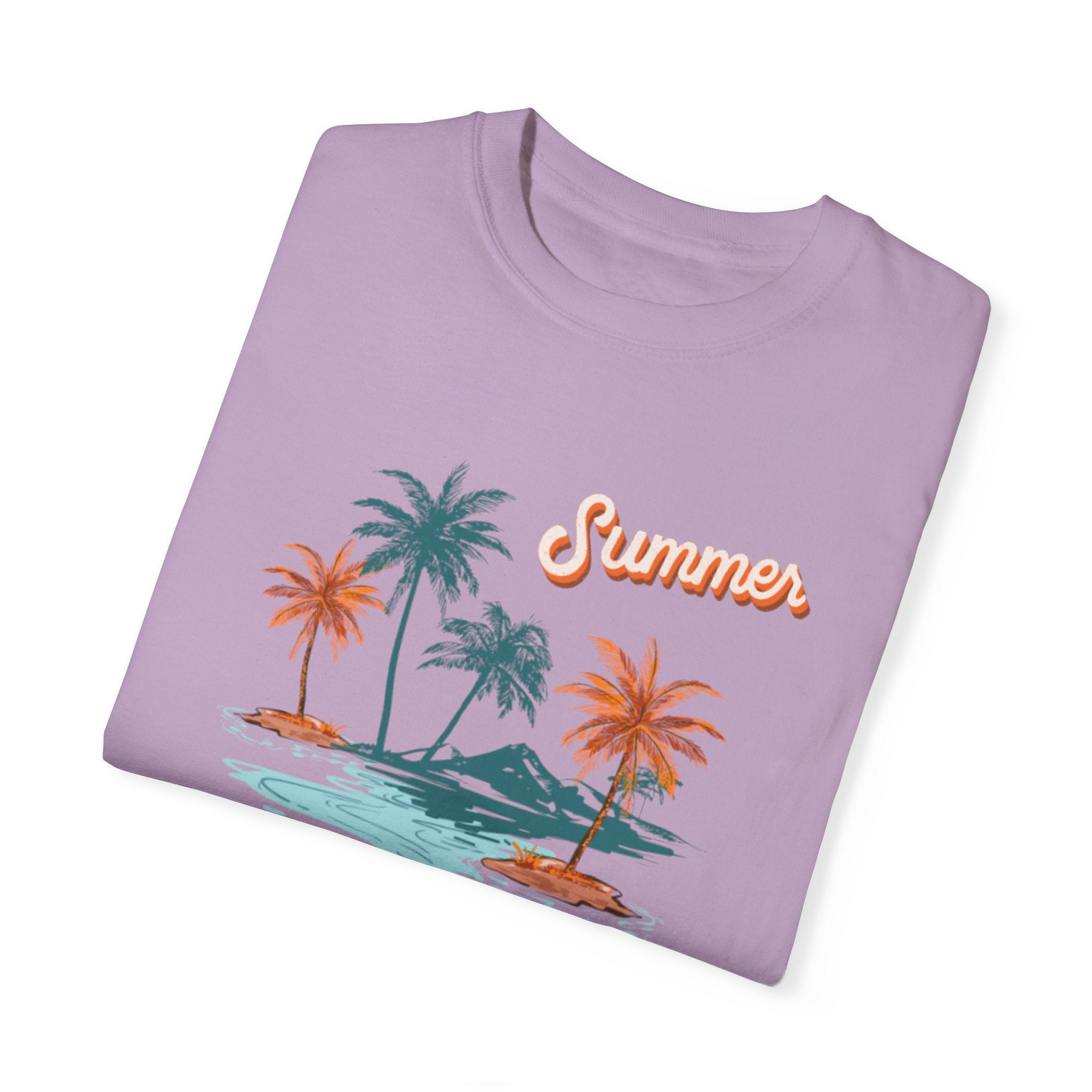 Summer Season Vibes Unisex Garment-Dyed T-shirt